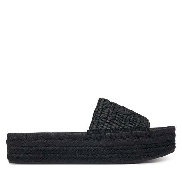 Espadryle Calvin Klein. Czarne espadryle damskie CALVIN KLEIN, bez wzorów, bez obcasa. Za 449.99 zł.