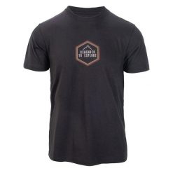 T-shirt Męski Z Krótkim Rękawem Lucano II. Czarne t-shirty męskie ELBRUS, m, bez wzorów, bez kołnierzyka. Za 73.99 zł.