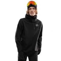 Kurtka snowboardowa męska W1 Skywalk. Czarne kurtki męskie SIROKO, na zimę, m, bez wzorów, z materiału, klasyczne, z kapturem. Za 276.00 zł.