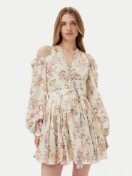 TWINSET Sukienka letnia 251TT2154 Kolorowy Loose Fit. Sukienki damskie Twinset, na lato, bez wzorów, z bawełny, bez kołnierzyka, bez ramiączek. Za 779.99 zł.