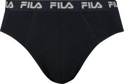 Slipy męskie Fila 1-pak Czarne. Białe slipki męskie 661, bez wzorów, z bawełny. Za 106.99 zł.
