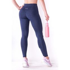 Granatowe legginsy sportowe damskie 2skin PUSH UP DARK NIGHT. Niebieskie legginsy damskie 2SkIN, s, bez wzorów, z elastanu. Za 62.99 zł.