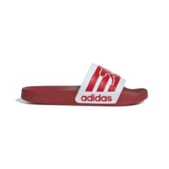 Klapki adilette Arsenal 2025/26. Czerwone klapki damskie Adidas, z materiału. Za 149.45 zł.