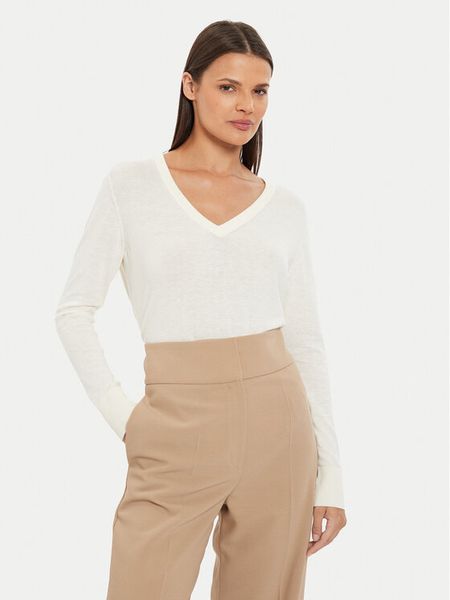 Gant Sweter 4803187 Écru Regular Fit. Swetry klasyczne damskie Gant, l, z bawełny, bez kołnierzyka. Za 529.99 zł.