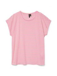 Vero Moda Koszulka w kolorze jasnoróżowym rozmiar: S. Różowe bluzki damskie Vero Moda, s, bez wzorów, z lyocellu, bez kołnierzyka. Za 52.67 zł.