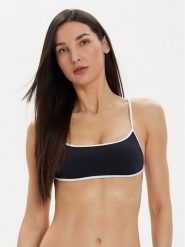 Tommy Hilfiger Góra od bikini UW0UW05238 Granatowy. Niebieskie bikini damskie Tommy Hilfiger, bez wzorów. Za 219.99 zł.