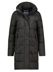 Geographical Norway Płaszcz zimowy "Claudine" w kolorze czarnym rozmiar: M. Czarne płaszcze damskie Geographical Norway, na zimę, m, bez wzorów, z puchu. Za 279.95 zł.