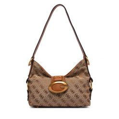 Torebka Guess. Brązowe torebki klasyczne damskie Guess, z aplikacjami, bez dodatków. Za 584.99 zł.