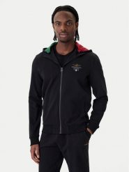 Aeronautica Militare Bluza 261FE2097UF00674 Czarny Regular Fit. Czarne bluzy bez kaptura męskie AERONAUTICA MILITARE, m, z bawełny. Za 719.99 zł.