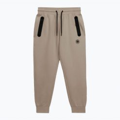 Spodnie męskie Pitbull Dogwood Track Pants. Brązowe spodnie sportowe męskie PITBULL. Za 199.99 zł.