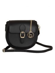 Lia Biassoni Skórzana torebka "Accesa" w kolorze czarnym - 24 x 18 x 12 cm rozmiar: onesize. Czarne torebki klasyczne damskie Lia Biassoni, bez wzorów, z materiału, bez dodatków. Za 260.99 zł.