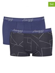 Sloggi Bokserki (2 pary) "Start" rozmiar: M. Czarne bokserki męskie Sloggi, bez wzorów. Za 68.95 zł.