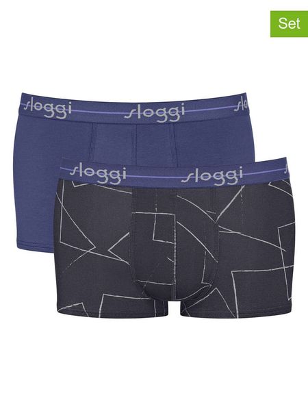 Sloggi Bokserki (2 pary) "Start" rozmiar: M. Czarne bokserki męskie Sloggi, bez wzorów. Za 68.95 zł.