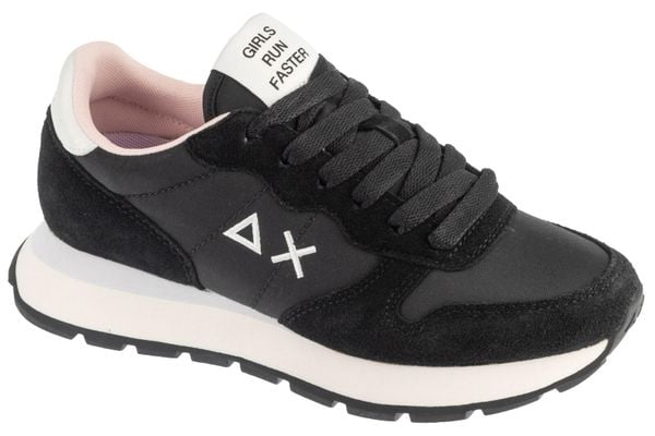 Buty sportowe Sneakersy damskie, Ally Solid. Czarne buty sportowe na co dzień damskie SUN68, bez wzorów, z materiału, trekkingowe. Za 399.99 zł.