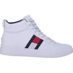 Tommy Hilfiger Męskie trampki Flag Detail High Lea FM0FM01713-100 (rozmiar 42). Trampki i tenisówki męskie Tommy Hilfiger, bez wzorów, bez zapięcia. W wyprzedaży za 387.00 zł.