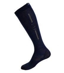 Skarpety jeździeckie ELT Merino. Czarne skarpetki damskie ELT, bez wzorów, z dzianiny. Za 133.00 zł.