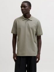 Jack & Jones koszulka polo Mężczyźni zielony, L. Zielone koszulki polo męskie Jack & Jones, l, bez wzorów, bez ramiączek. Za 79.95 zł.