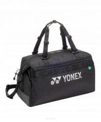 Torba tenisowa Yonex Gearlogic Boston Bag. Czarne torby męskie na ramię YONEX, bez wzorów, z poliesteru, na ramię. Za 349.00 zł.