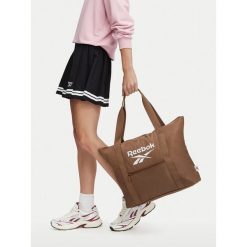 Torebka Reebok. Brązowe torebki klasyczne damskie Reebok, bez wzorów, bez dodatków. Za 79.99 zł.