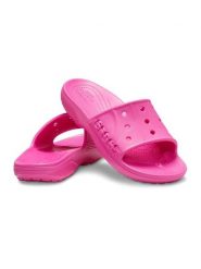 Crocs Klapki "Baya II" w kolorze różowym rozmiar: 42/43. Różowe klapki damskie Crocs, bez wzorów, bez obcasa. Za 105.88 zł.