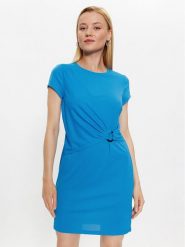 Lauren Ralph Lauren Sukienka koktajlowa 250902772003 Niebieski Regular Fit. Niebieskie sukienki damskie Lauren Ralph Lauren, bez wzorów, z syntetyku, wizytowe, bez kołnierzyka, bez ramiączek. Za 659.99 zł.