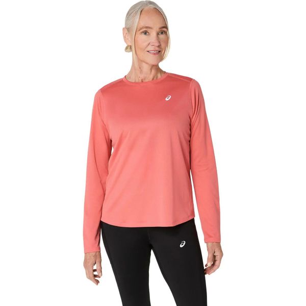 Longsleeve sportowy damski Core LS Top. Czerwone topy sportowe damskie Asics, m, bez wzorów, z materiału, bez ramiączek. Za 149.99 zł.