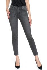 SPODNIE DAMSKIE LEE ELLY GREY PURCELL L305DWJO 112105986. Szare spodnie materiałowe damskie Lee, bez wzorów, z jeansu. Za 199.99 zł.
