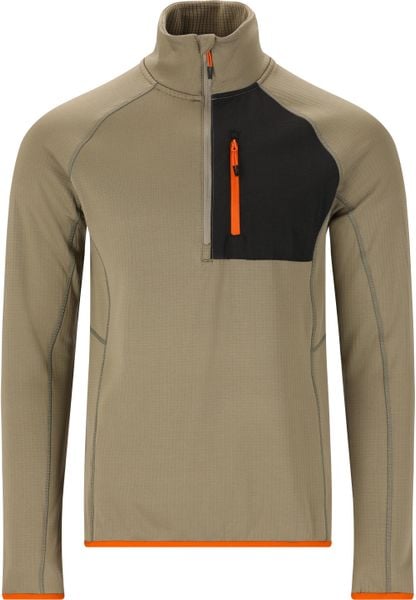 Bluza narciarska męska Whistler Helge. Żółte bluzy bez kaptura męskie WHISTLER, m, z elastanu. Za 134.99 zł.
