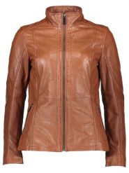 Bugatti Skórzana kurtka w kolorze jasnobrązowym rozmiar: 36. Brązowe kurtki damskie Bugatti, bez wzorów, ze skóry, bez kaptura. Za 586.02 zł.