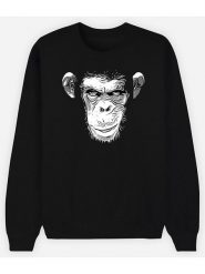 WOOOP Bluza "Evil Monkey" w kolorze czarnym rozmiar: XS. Czarne bluzy bez kaptura męskie Wooop, xs. Za 108.99 zł.