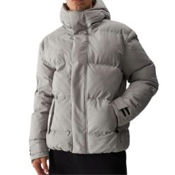 Kurtka męska 4F. Szare kurtki męskie 4f, m, bez wzorów, bez kaptura. Za 508.99 zł.