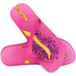 Japonki basenowe damskie aqua-sport butterfly. Czerwone klapki damskie AQUA-SPORT, bez wzorów, bez obcasa. Za 24.99 zł.