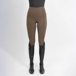 Damskie legginsy jeździeckie z pełną przyczepnością Easy Rider Livia. Czerwone legginsy damskie EASY RIDER, bez wzorów, z materiału. Za 316.40 zł.