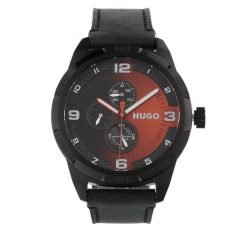 Zegarek HUGO. Czarne zegarki męskie Hugo. Za 809.99 zł.