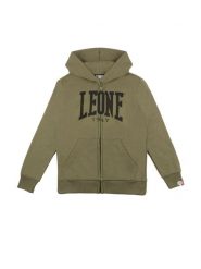 Bluza zimowa Leone 1947 Basic Kinder Kapuzen z reißverschluss. Zielone bluzy bez kaptura męskie LEONE 1947 APPAREL, z bawełny. Za 214.71 zł.