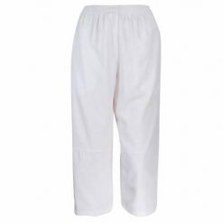 Spodnie treningowe damskie Reebok ART271425. Białe spodnie sportowe damskie Reebok, xl, z dresówki, na fitness i siłownię. Za 161.00 zł.