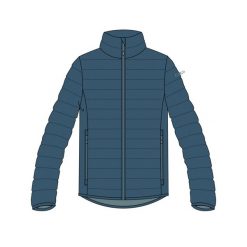 Kurtka puchowa CMP. Niebieskie kurtki męskie CMP, bez wzorów, z puchu, bez kaptura, narciarskie. Za 356.00 zł.