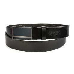 Zestaw męski skórzany premium Beltimore portfel pasek T93 : Rozmiar pasków - r.105-120 cm. Czarne paski męskie bez wzorów. Za 124.90 zł.