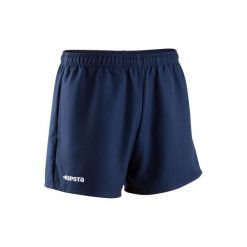 Spodenki do rugby R100 z kieszeniami. Białe szorty męskie OFFLOAD, bez wzorów, z materiału. Za 39.99 zł.