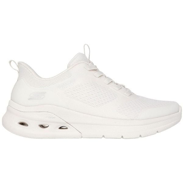 Buty sportowe damskie Skechers Bobs Arc Waves 2.0. Białe obuwie treningowe damskie Skechers, na fitness i siłownię. Za 390.00 zł.