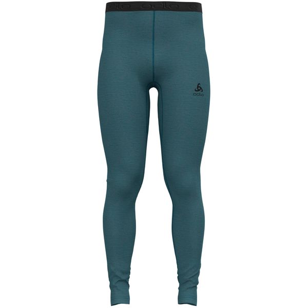 Legginsy termoaktywne męskie Odlo NATURAL Performance Wool. Niebieskie bielizna termoaktywna męska Odlo, m, bez wzorów. W wyprzedaży za 269.99 zł.