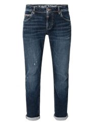 Timezone Dżinsy "Scott" - Slim fit - w kolorze granatowym rozmiar: W30/L34. Niebieskie jeansy męskie Timezone. Za 83.42 zł.