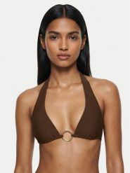 Bardot Góra od bikini Jayda Halter 60324TB Brązowy. Brązowe bikini damskie BARDOT, bez wzorów. Za 199.99 zł.