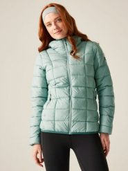 Regatta Kurtka pikowana "Asper" w kolorze miętowym rozmiar: 34. Zielone kurtki damskie Regatta, bez wzorów, bez kaptura. Za 305.29 zł.