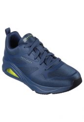 Buty do chodzenia męskie Skechers Tres-air Uno-modern Aff-air. Niebieskie buty sportowe na co dzień męskie Skechers, na zimę, z gumy, bez zapięcia, trekkingowe. Za 279.99 zł.