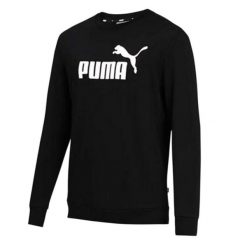 Męska Bluza Z Dużym Logo ESS. Czarne bluzy bez kaptura męskie Puma, m. Za 170.99 zł.