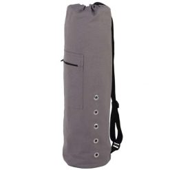 Torba na matę do jogi Bodhi Canvas Bag - szary. Szare torebki klasyczne damskie BODHI, bez wzorów, z bawełny, małe, bez dodatków. Za 99.00 zł.