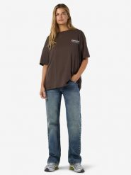 Noisy may Koszulka w kolorze brązowym rozmiar: S. Brązowe bluzki damskie Noisy may, s, bez wzorów, z bawełny, bez kołnierzyka. Za 70.24 zł.