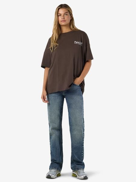 Noisy may Koszulka w kolorze brązowym rozmiar: S. Brązowe bluzki damskie Noisy may, s, bez wzorów, z bawełny, bez kołnierzyka. Za 70.24 zł.