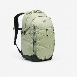 Plecak turystyczny Quechua Escape 500 Buddies 26 litrów. Zielone plecaki damskie QUECHUA, bez wzorów, z materiału, biznesowe. Za 179.99 zł.